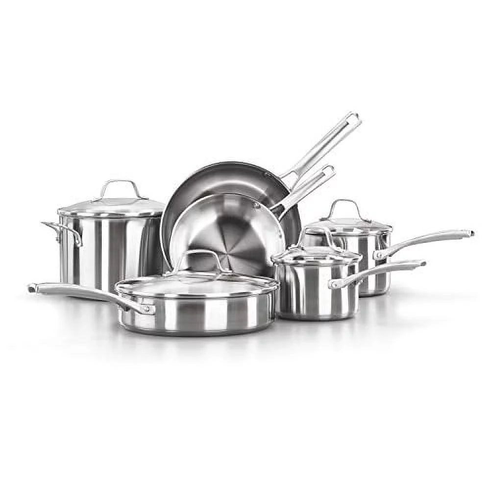 10-Piece Stainless Steel Cookware Set N4461