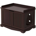 Espresso Cat Litter Box L46688