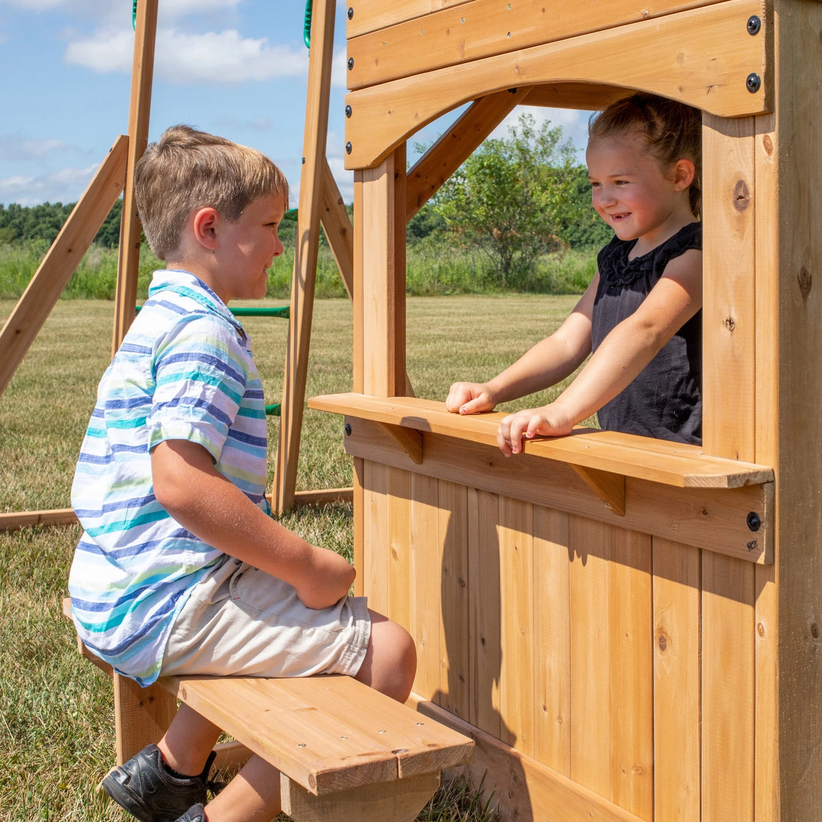 All Cedar Swing Set R225