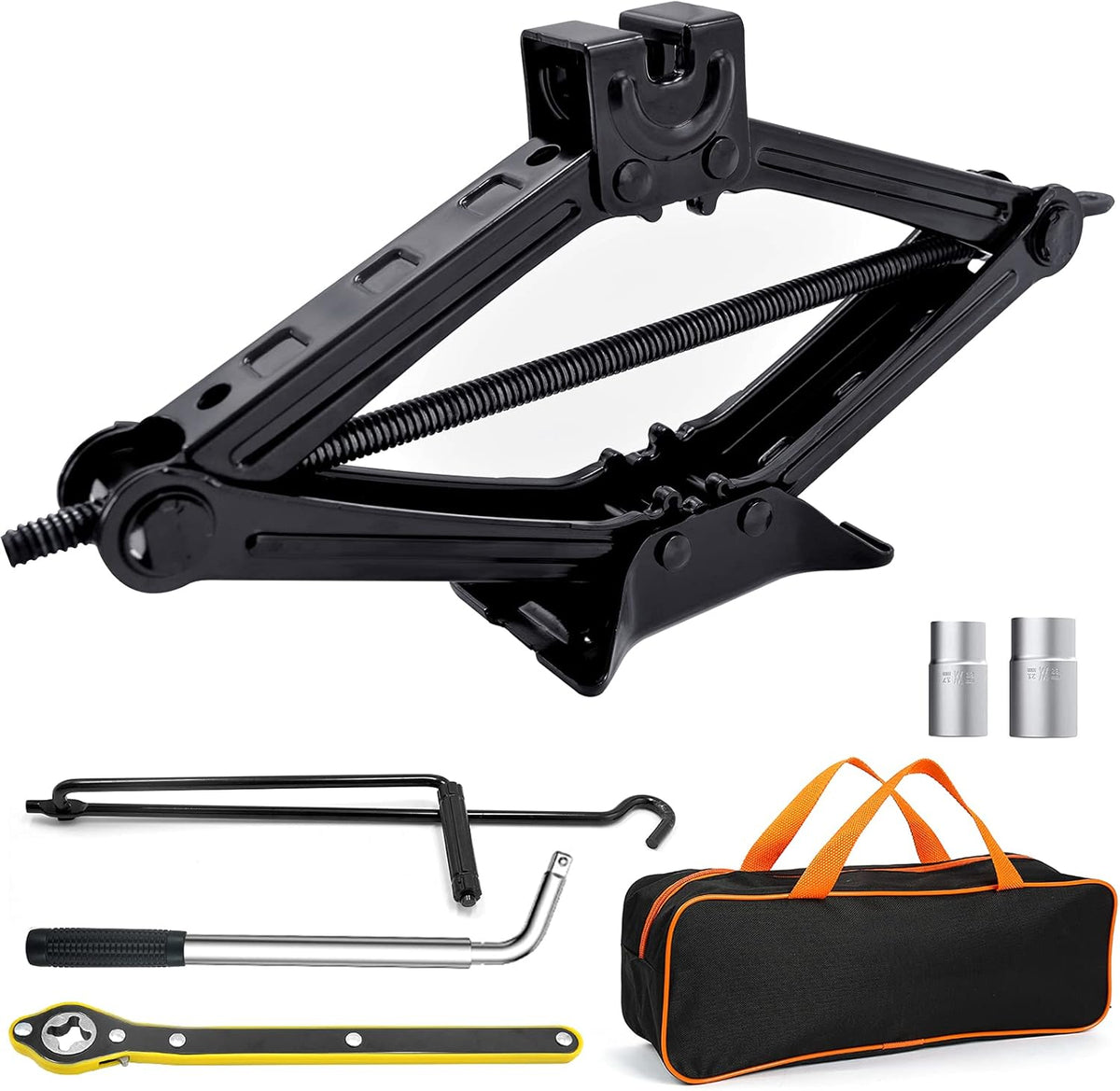 Scissor Lift Jack 2.5 Ton Capacity Pack of 2 H78968