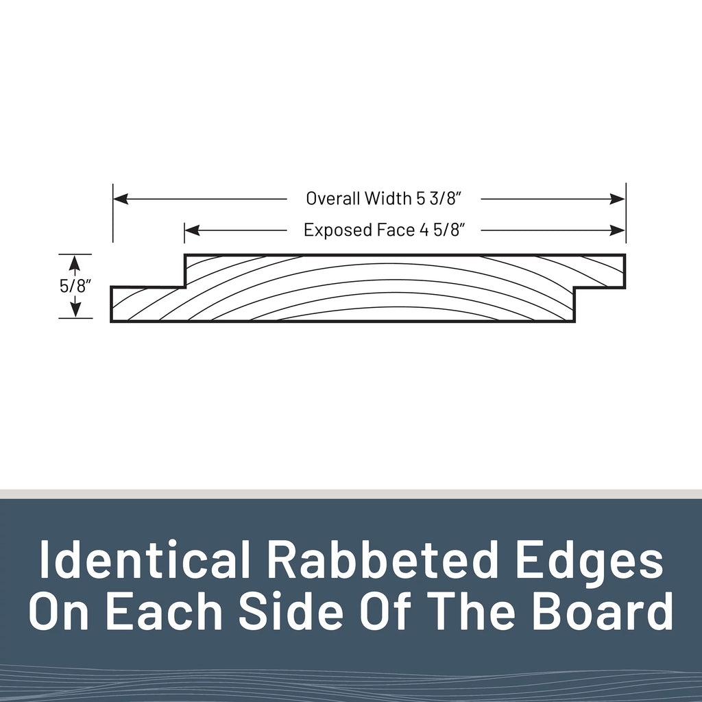 Charred Wood Shiplap Boards 4-Pack Smoke White C333387