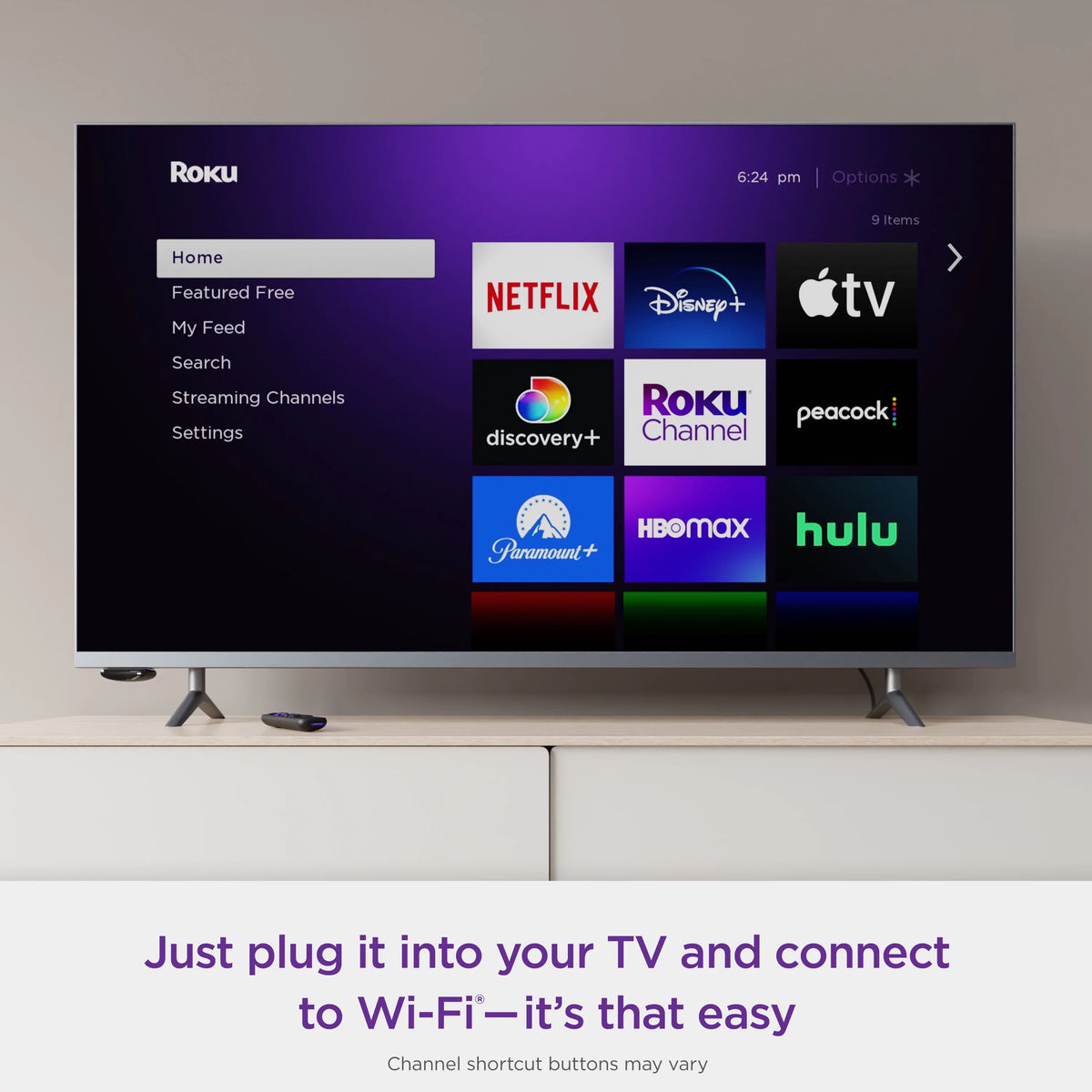 HD Streaming Media Player with HDMI Cable and Remote G2339