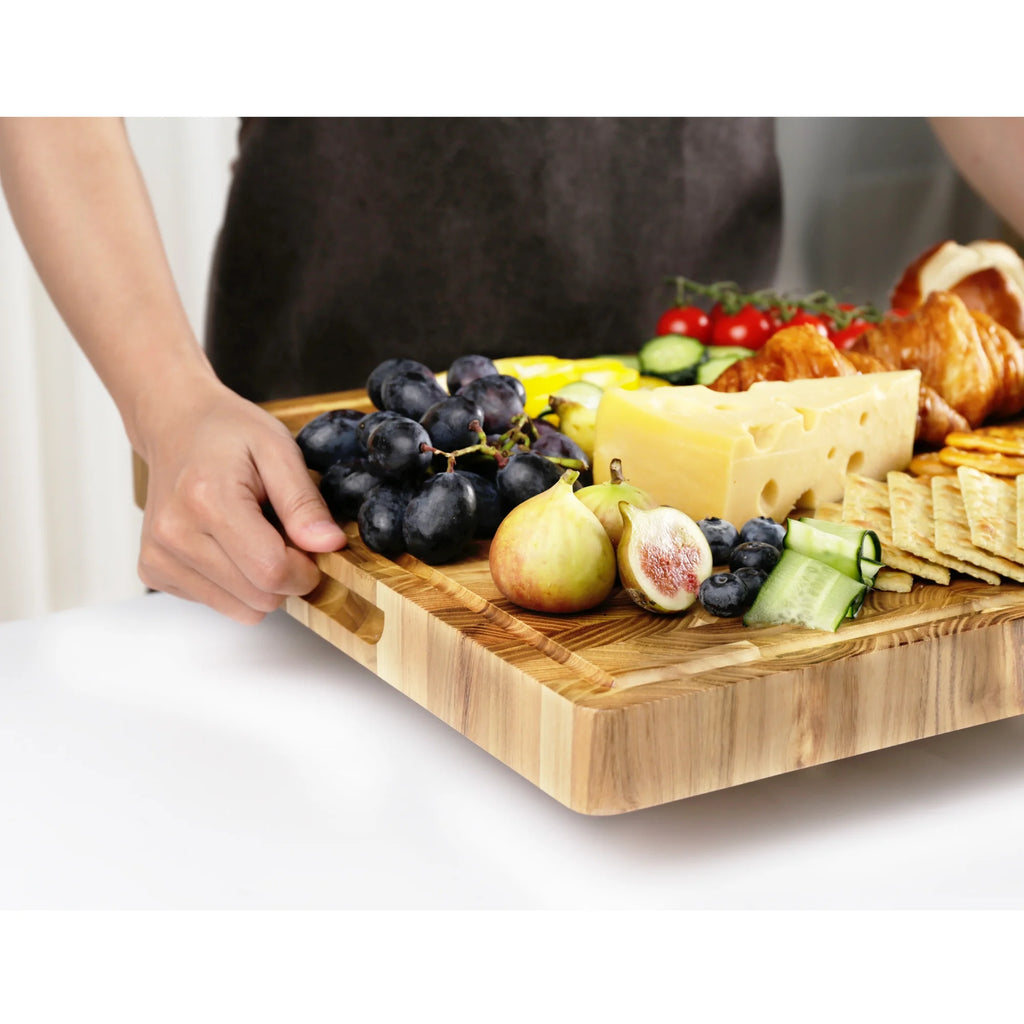 20x16 inch 1.5" Thick Teakwood Cutting Board F2885