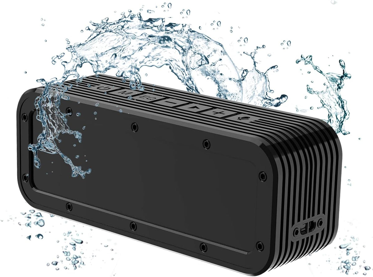 Black Portable IPX7 Waterproof Bluetooth Speaker X1566