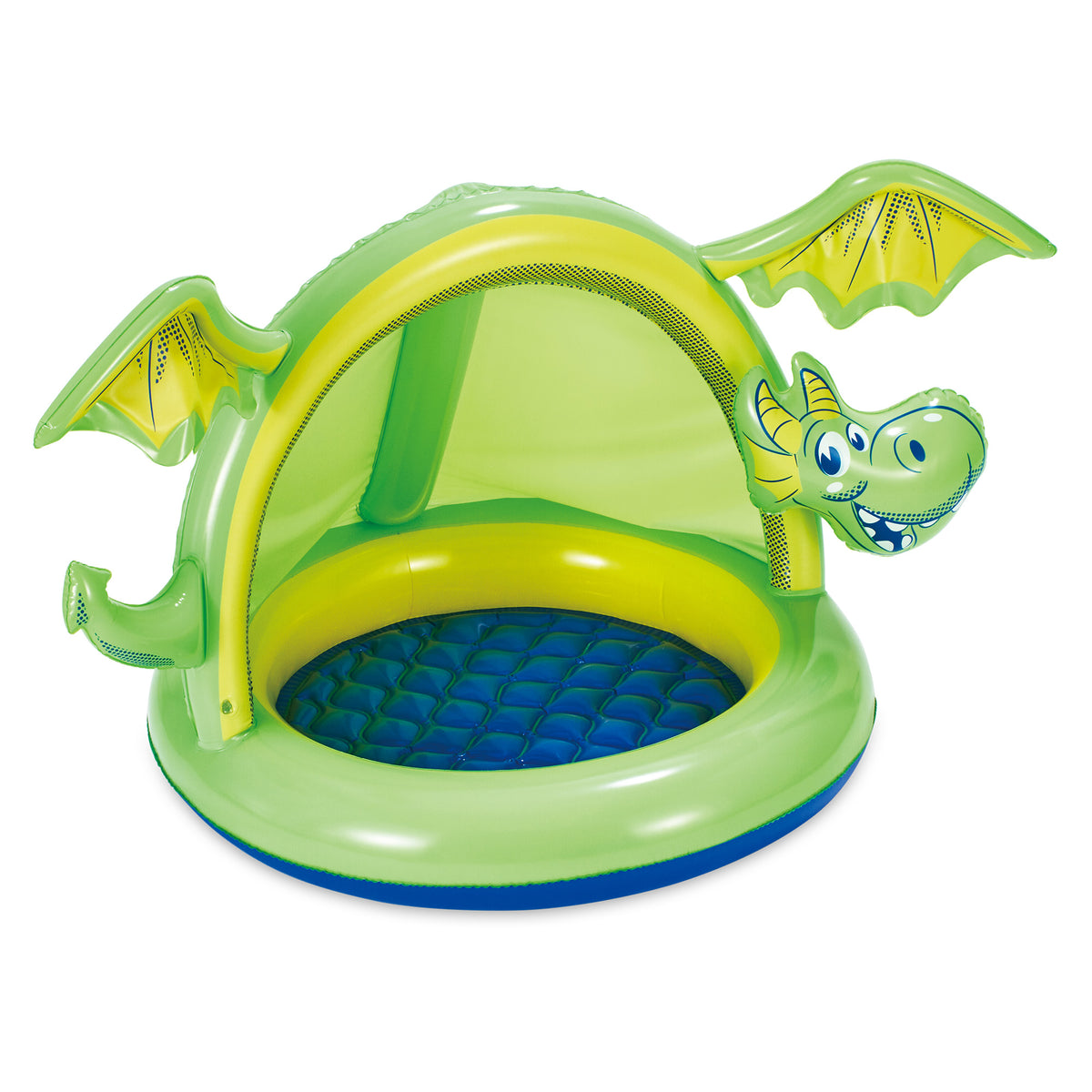 Inflatable Dragon Shade Pool, Cushioned Base, 51" x 40" x 32" W931