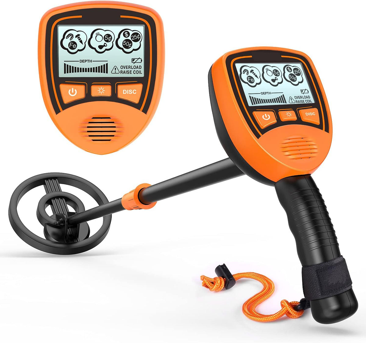 Metal Detector with Waterproof Search Coil, Pack of 2 M759