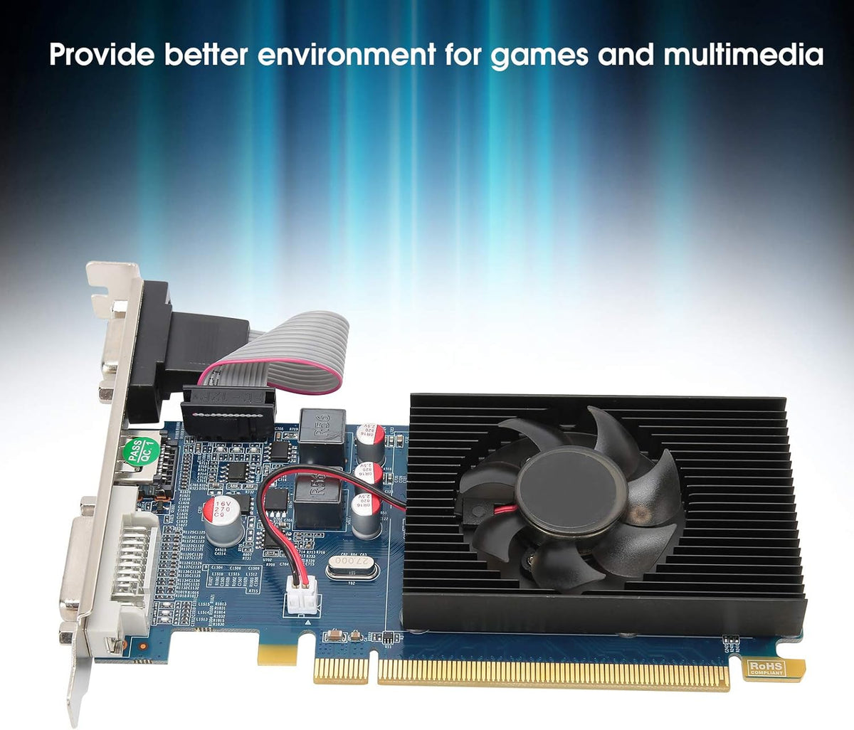HD6450 2G 64bit DDR3 Graphics Card with PCI Express 3.0 Slot U689990