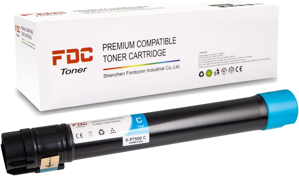 Compatible Cyan Toner Cartridges for Xerox Phaser 7500 Printers W139