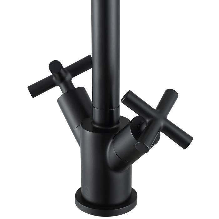 Matte Black Single Hole Bathroom Faucet O94685