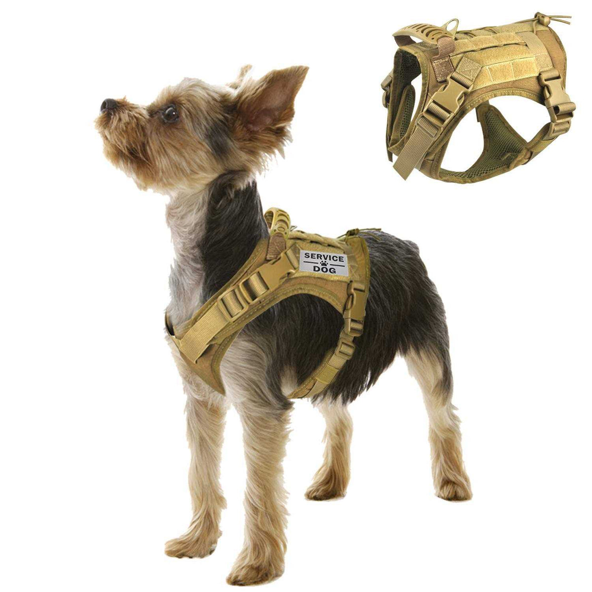 Tactical Service Dog Vest Harness with Handle Y97004