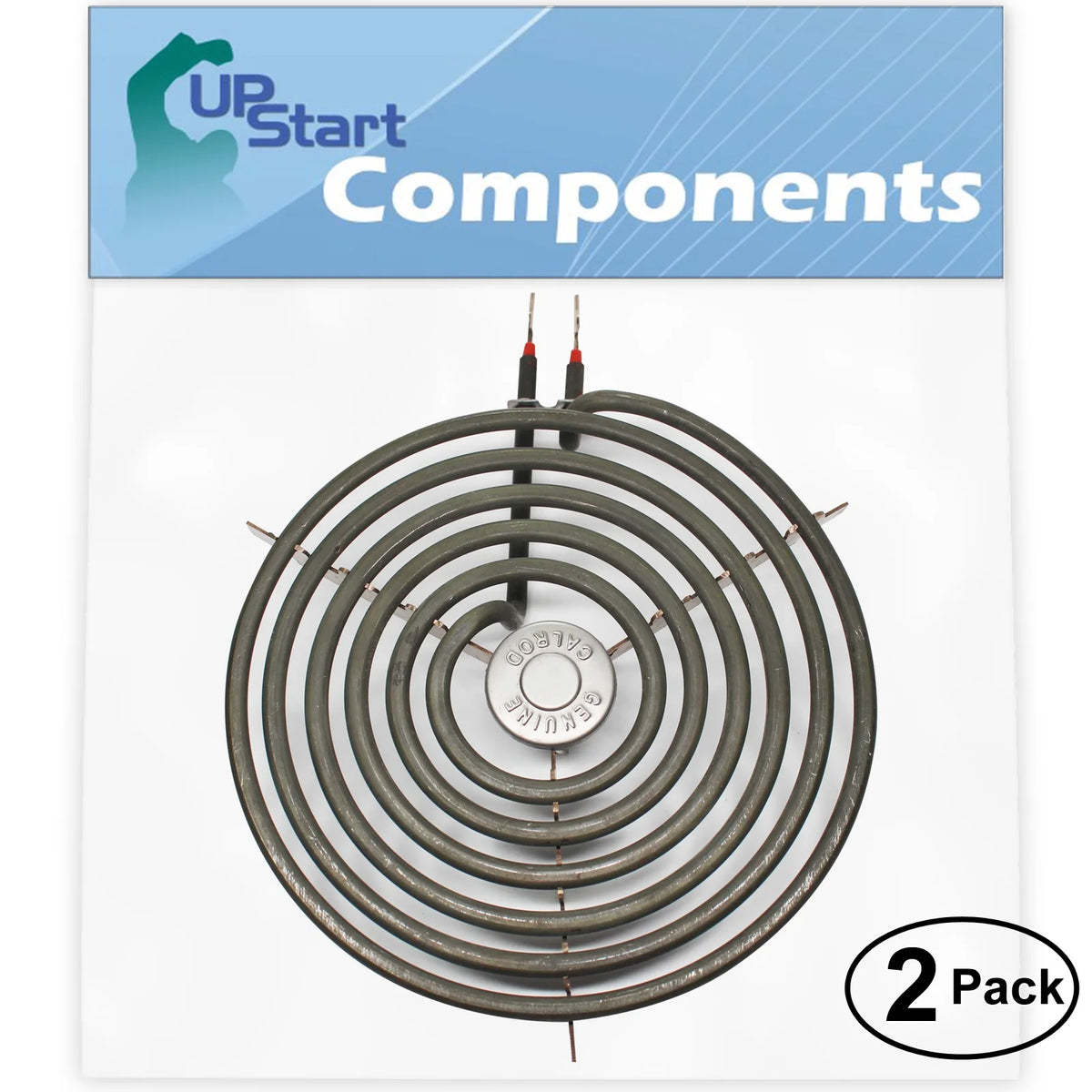 2-Pack 8 inch 6 Turns Surface Burner Element for Range Stove Cooktop D242072