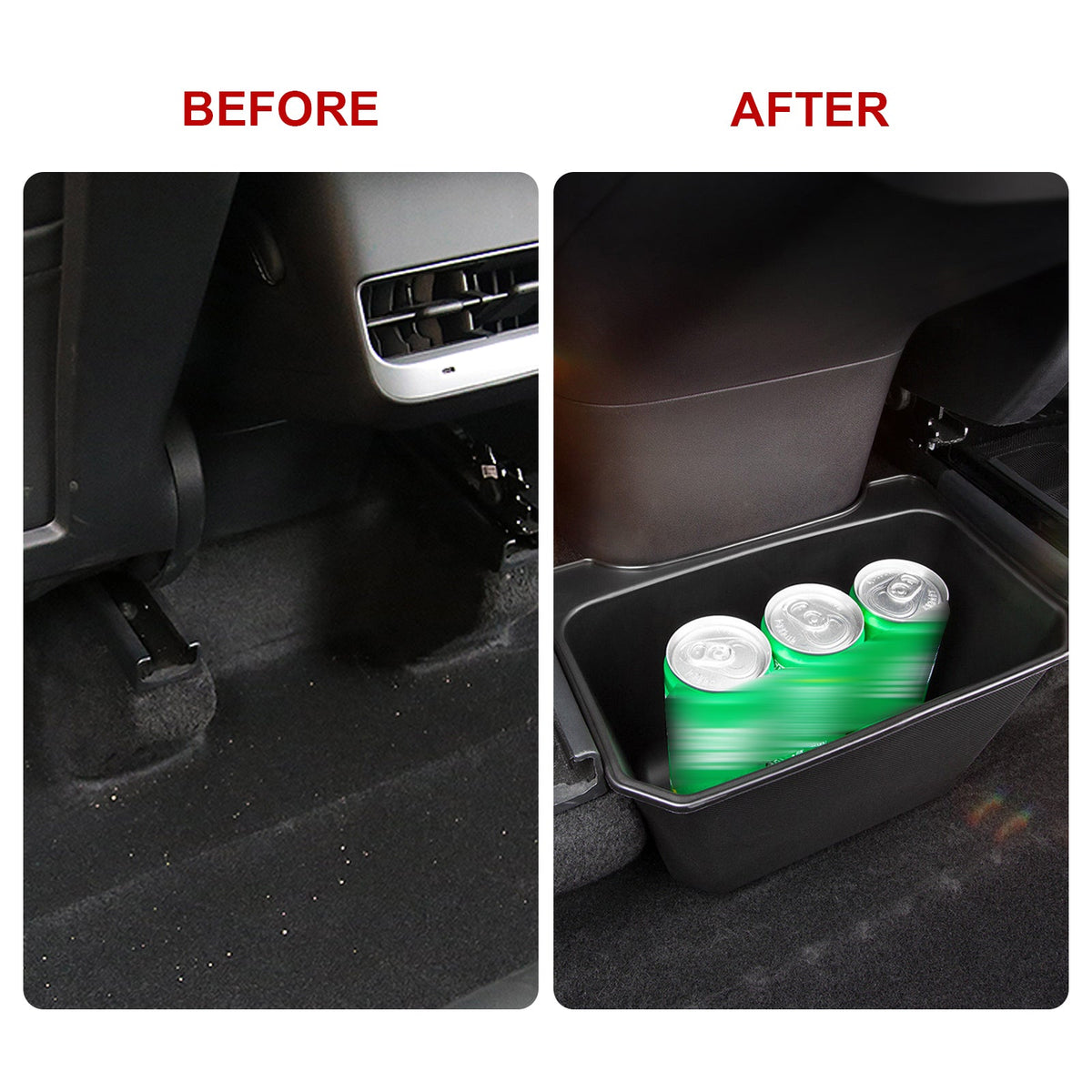 Interior Center Console Storage Box Organizer Trash Can T115452