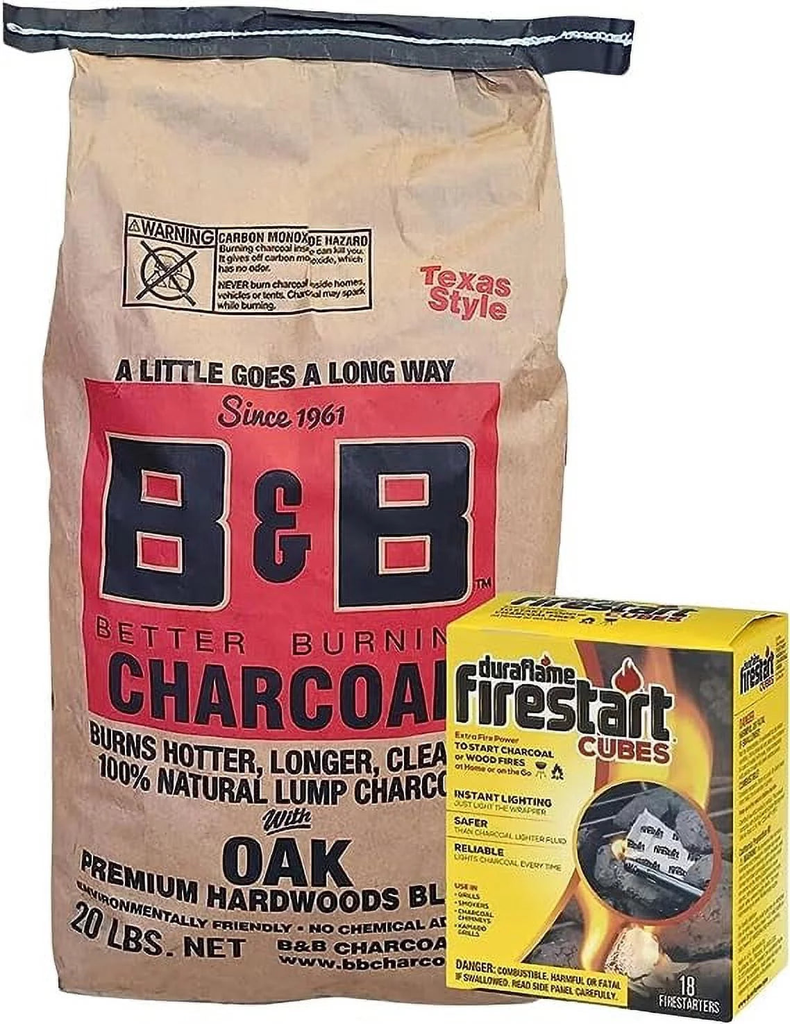 Oak Lump Charcoal 20 lb Bag A923324