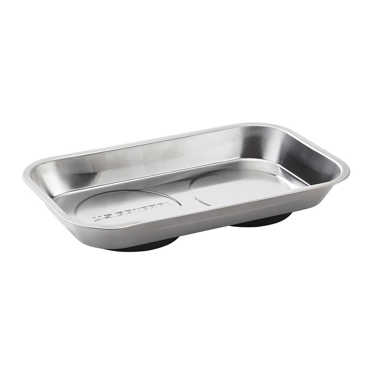 9-1/2 in. x 5-1/2 in. Magnetic Stainless Steel Parts Tray B5992