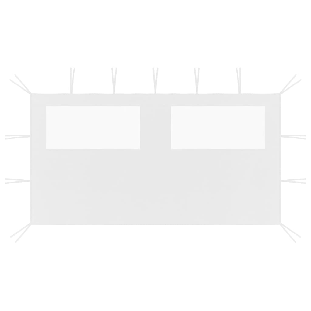 White Gazebo Sidewall with Windows A806812