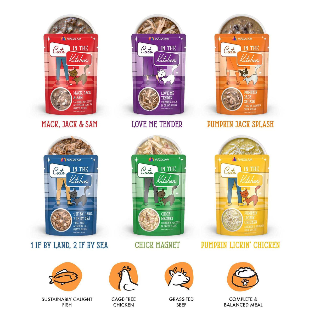 Cat Food Variety Pack Pouch D8642