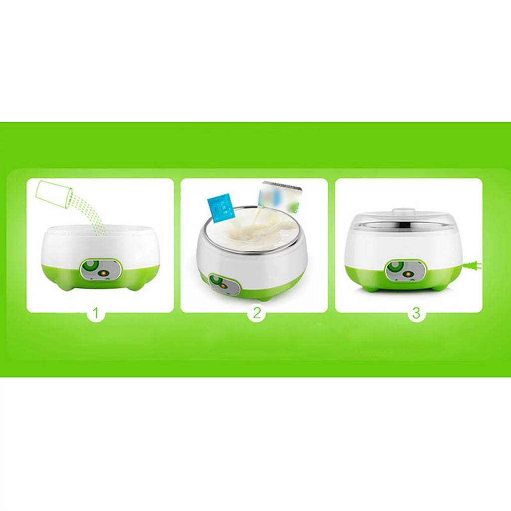 Automatic Yoghurt Maker 1L Stainless Steel T9167