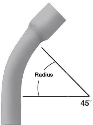 2-1/2 Sch40 45D Elbow Q543011