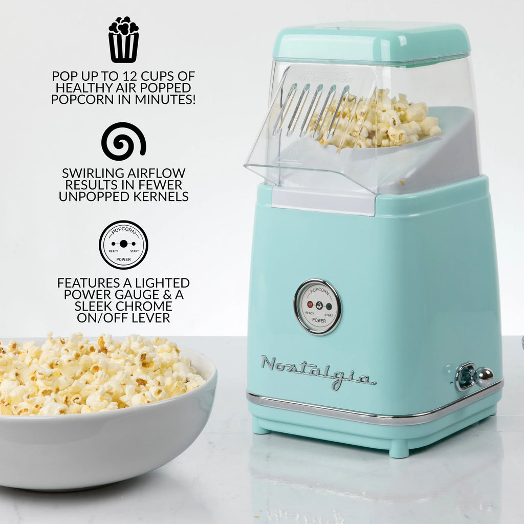 Retro 12-Cup Hot Air Popcorn Maker K4881