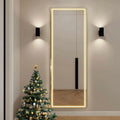 64x21 Black Full Length Mirror C89188