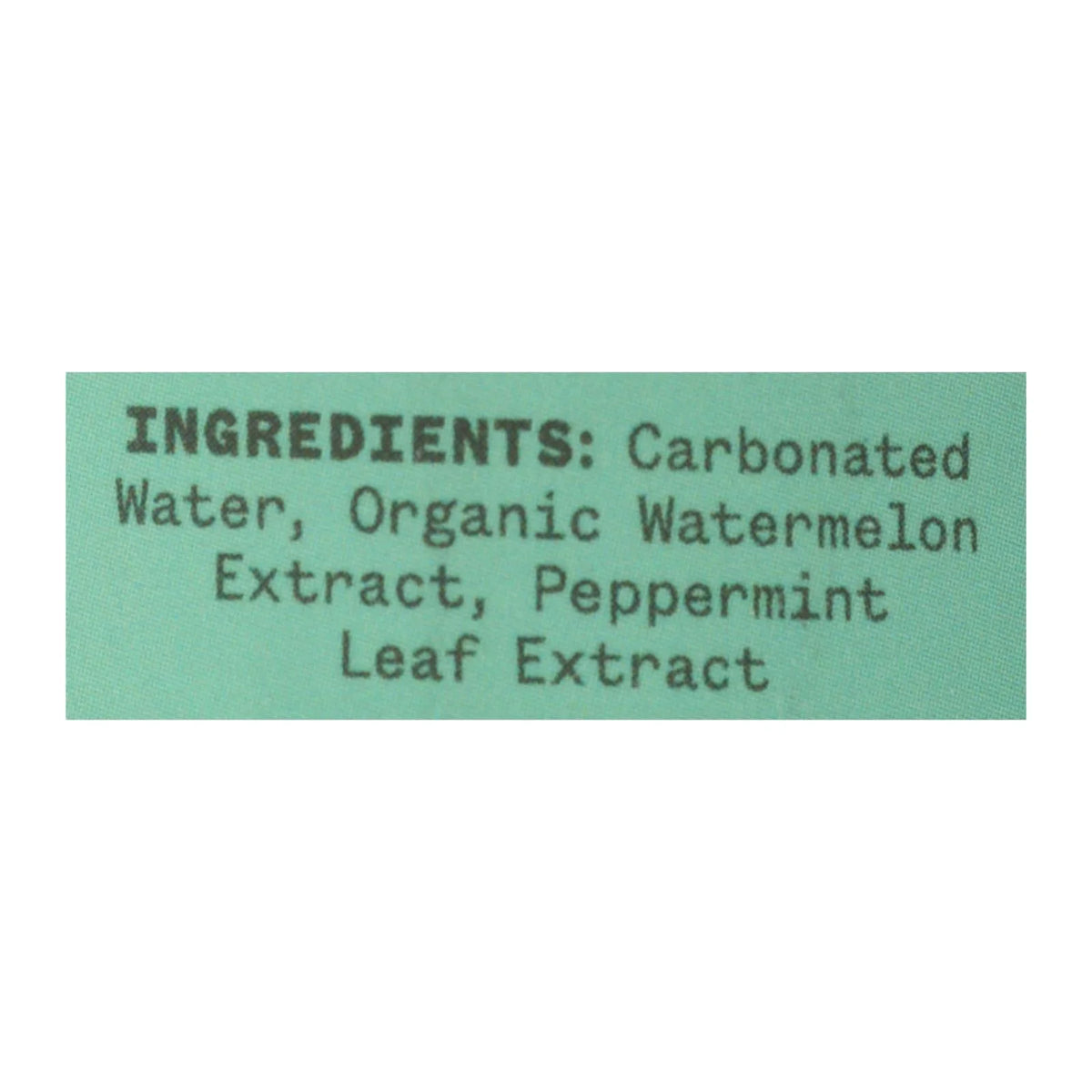 Sparkling Water Peppermint Watermelon Case of 12 H674