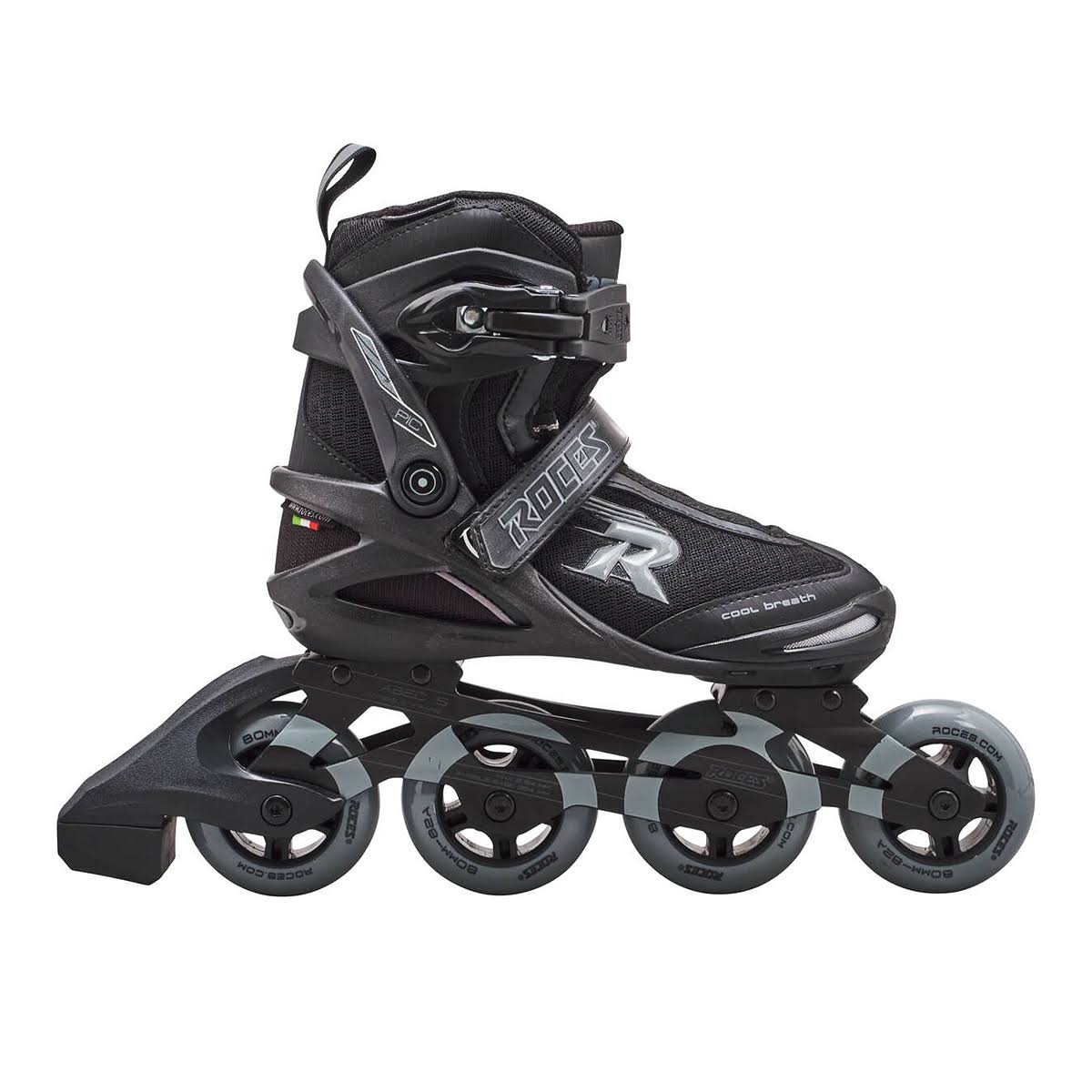 Black/Silver Inline Skates O9738