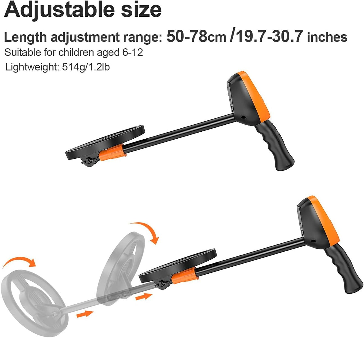 Metal Detector with Waterproof Search Coil, Pack of 2 M759