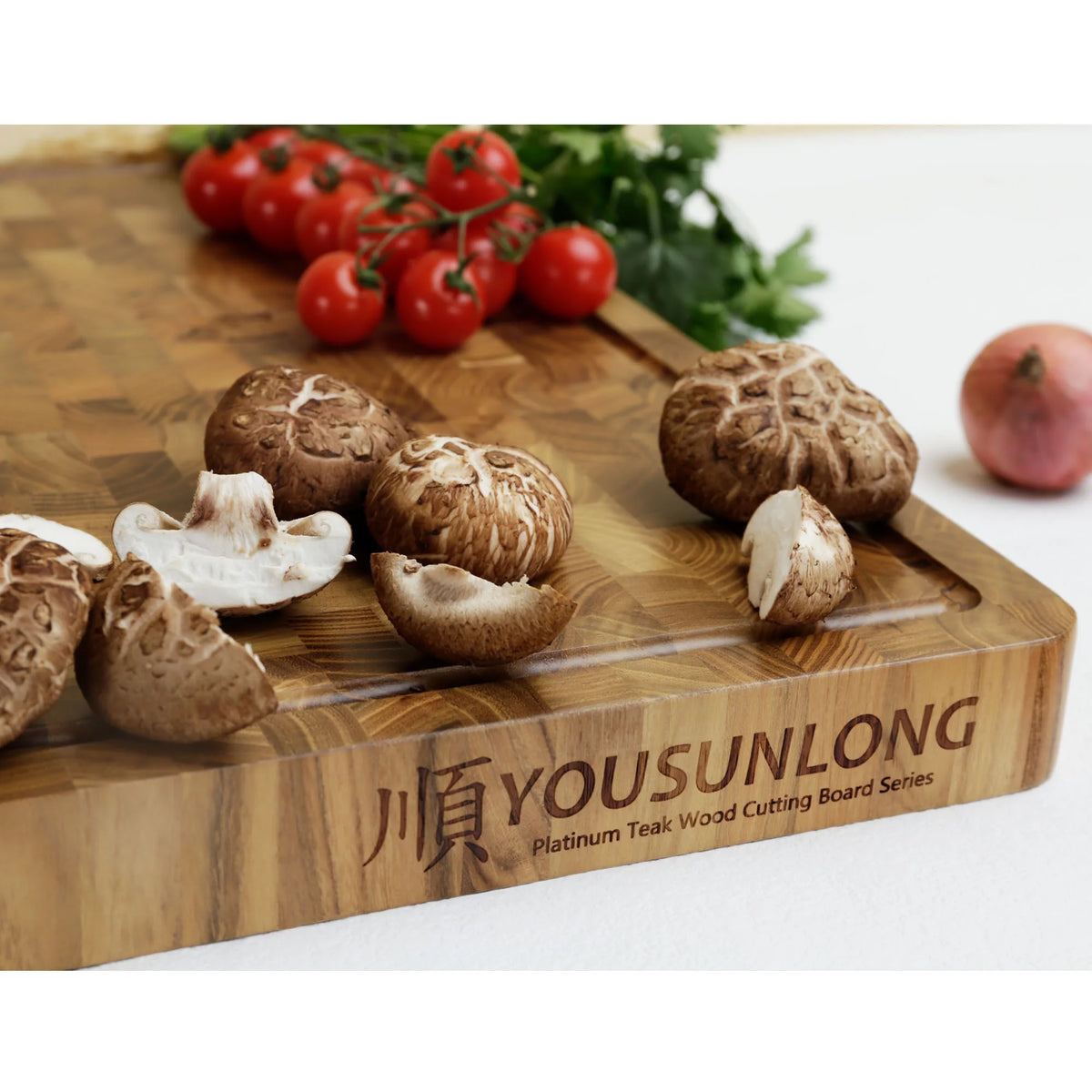 20x16 inch 1.5" Thick Teakwood Cutting Board F2885