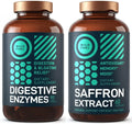 Digestive Enzymes and Saffron Extract Capsules Dietary Bundle P4395