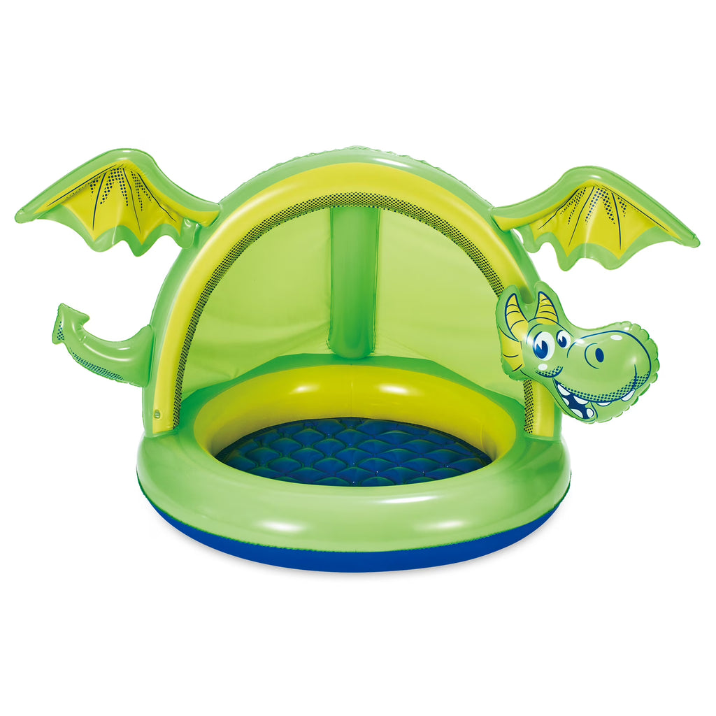 Inflatable Dragon Shade Pool, Cushioned Base, 51" x 40" x 32" W931