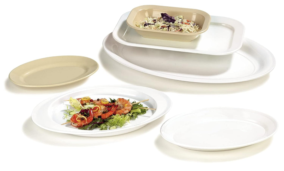 White Melamine Catering Platter O30712