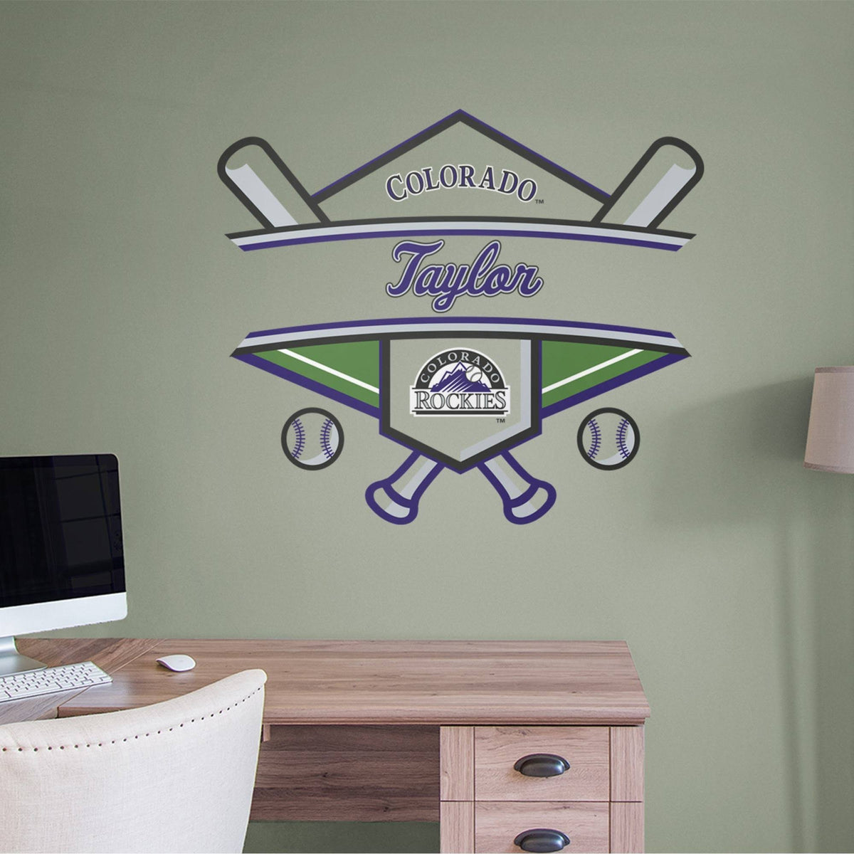 Colorado Rockies Personalized Name T363