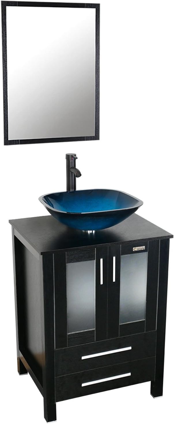 24 Bathroom Vanity Sink Combo Above Counter Vanity Cabinet Q3870