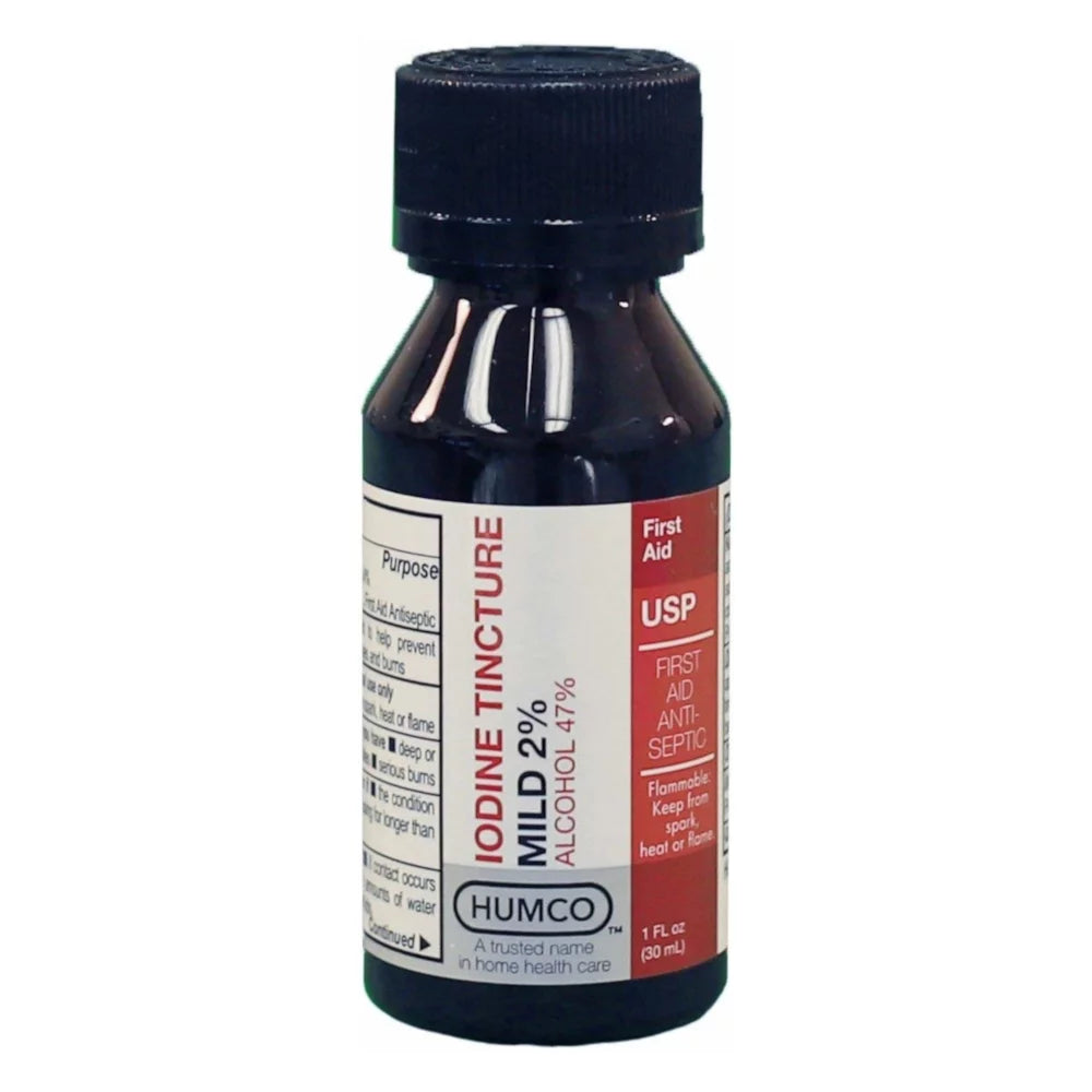 5 Pack Iodine Tincture 2% USP 1oz P985