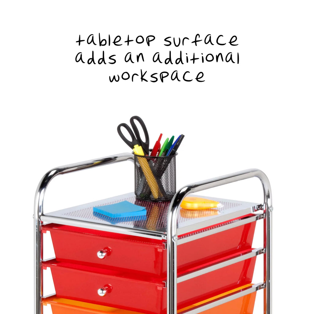 10 Drawer Rolling Cart Y17261