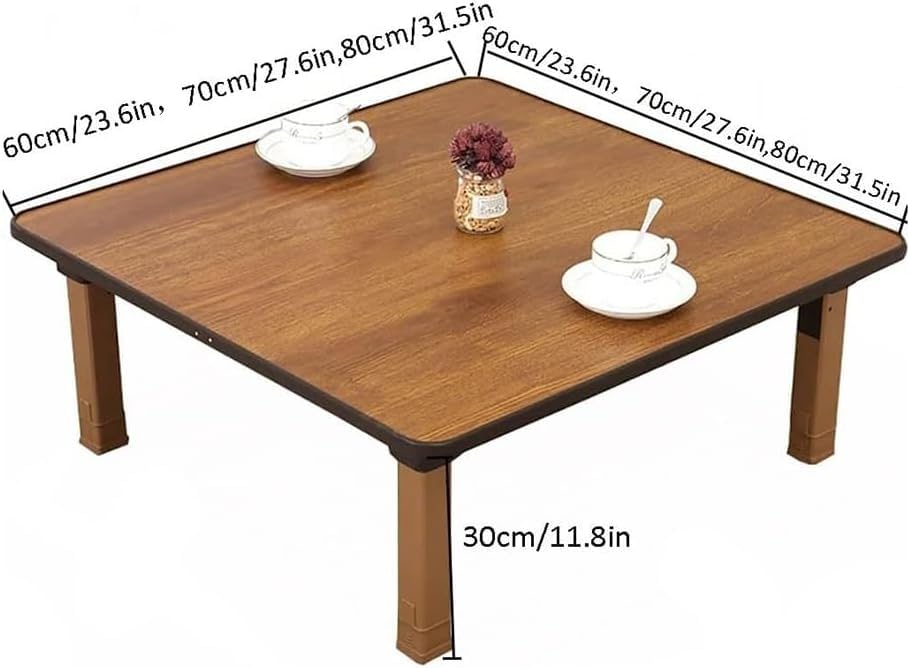 Japanese-Style Square Folding Low Table X2749