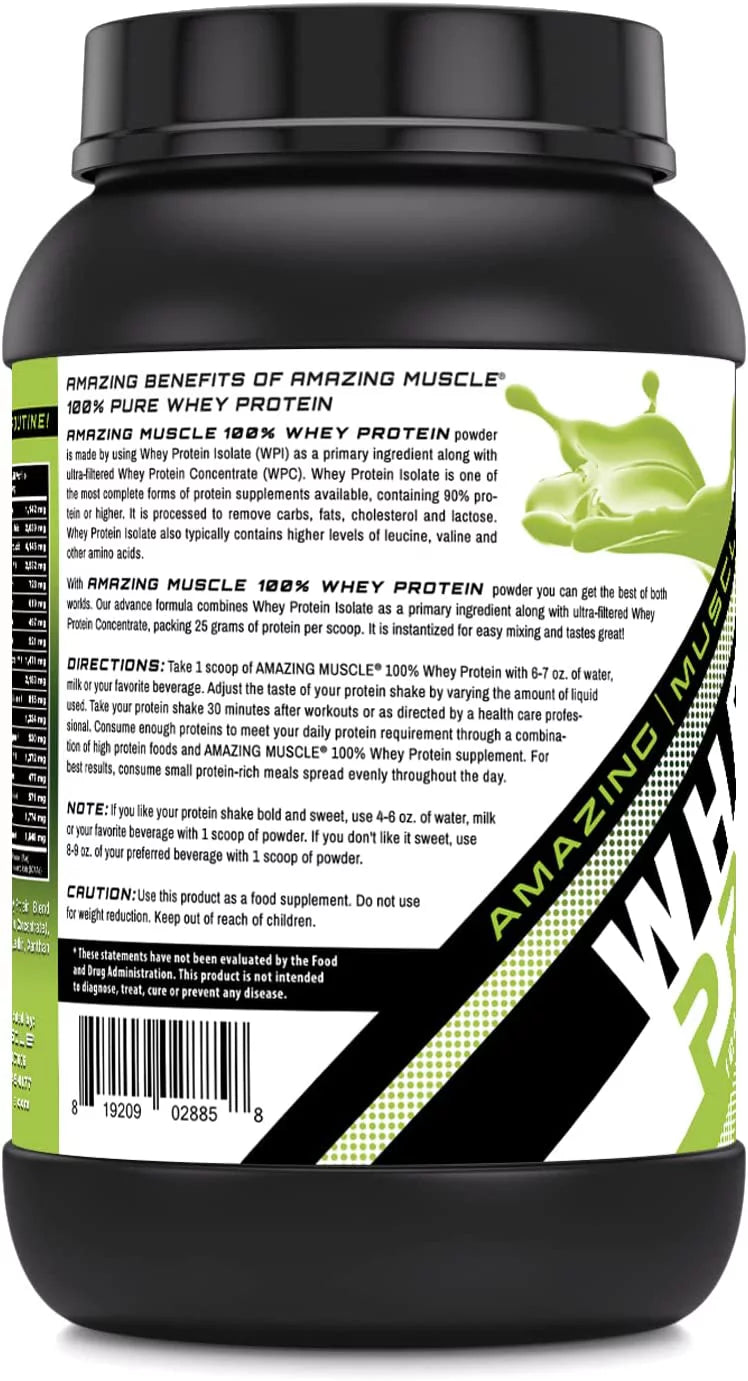 2 Lbs Whey Protein Isolate & Concentrate Matcha Y412