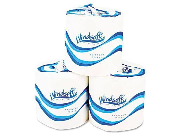 Single Roll Bath Tissue, 500 Sheets/Roll, 96 Rolls/Carton V110