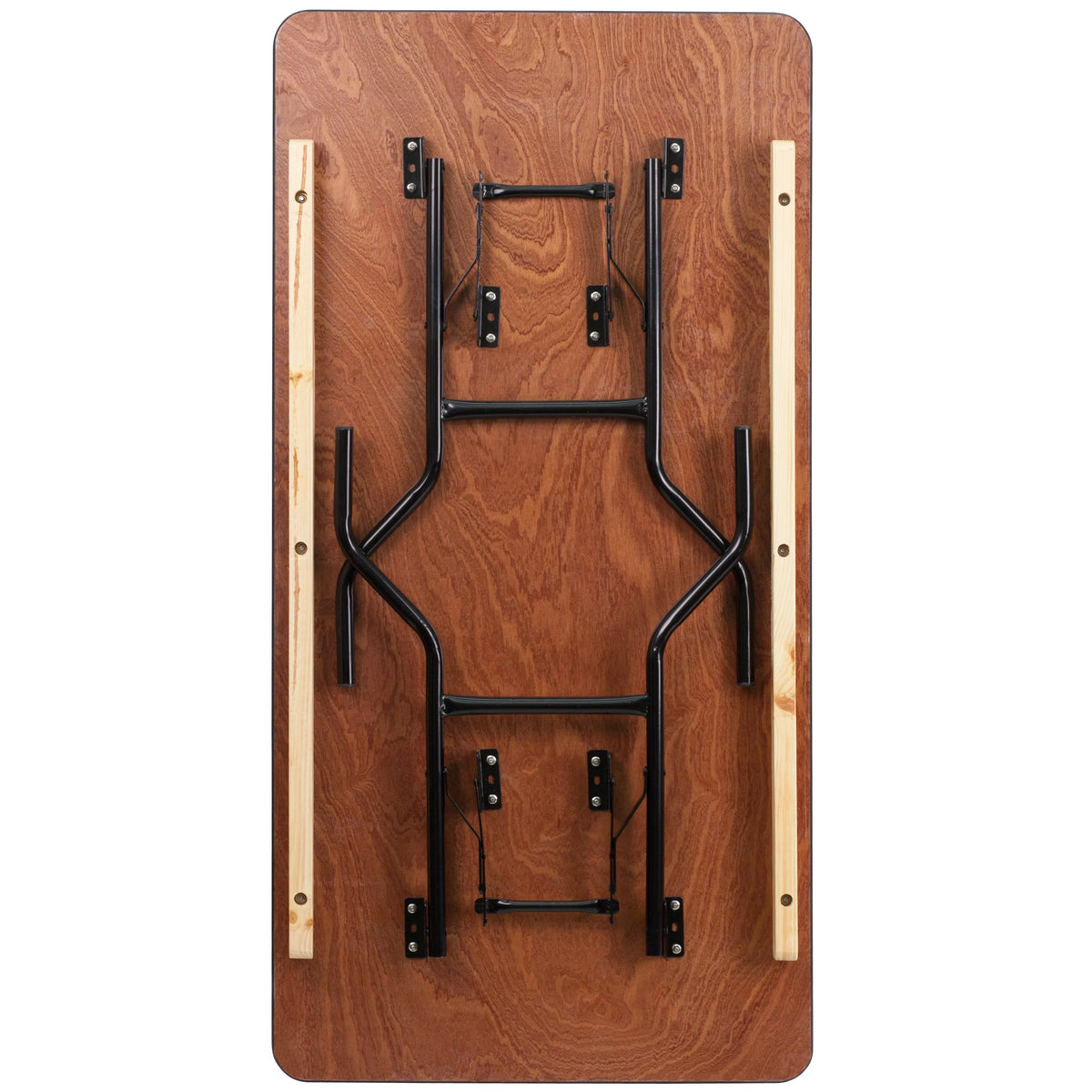 5-Foot Rectangular Wood Folding Banquet Table A601