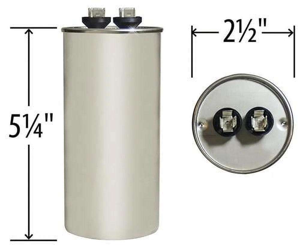 80 uF MFD 440 VAC Round Replacement Capacitor W15261
