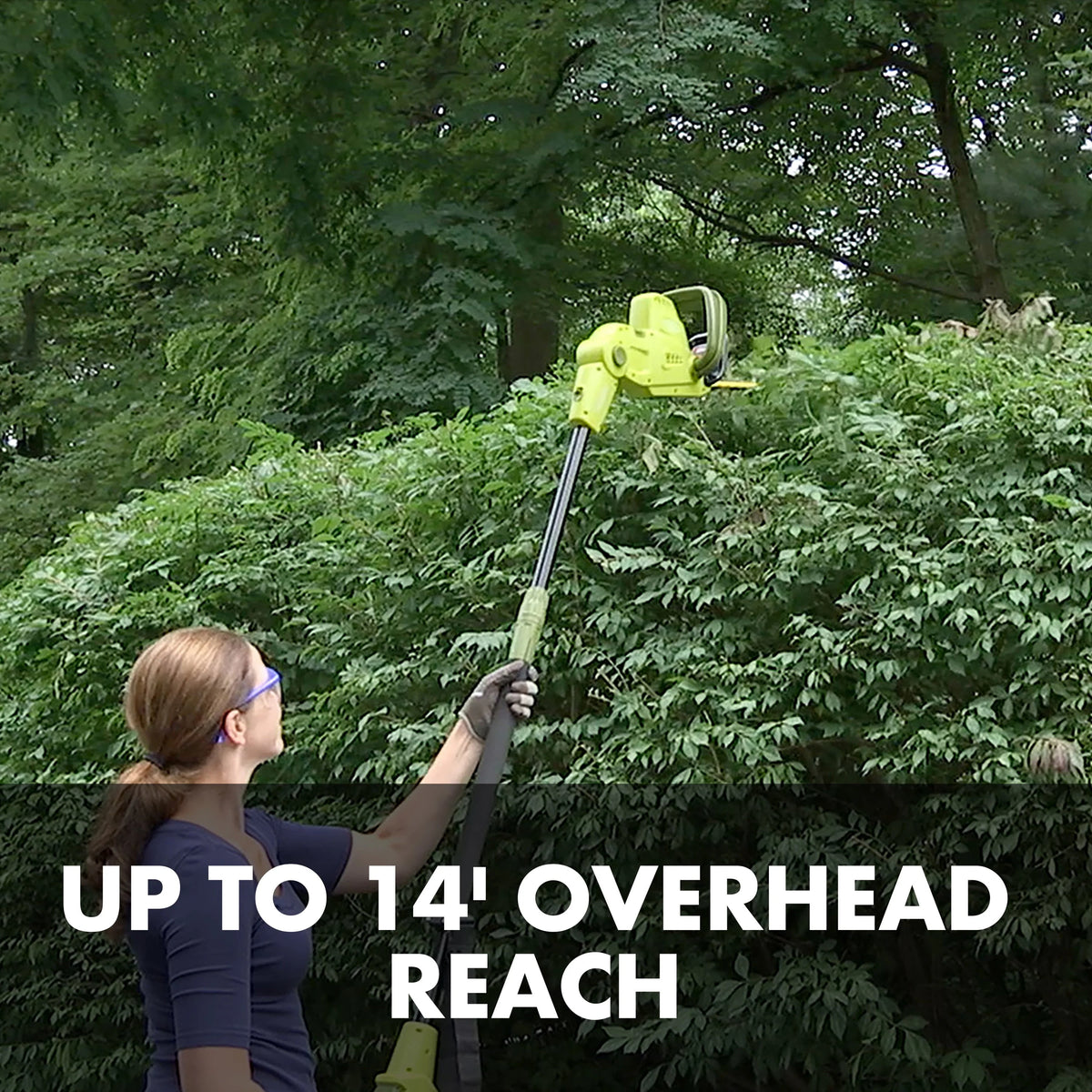 Electric 21-inch Telescoping Pole Hedge Trimmer Z221544