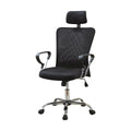 Black Mesh Executive Office Chair with Headrest Q326201