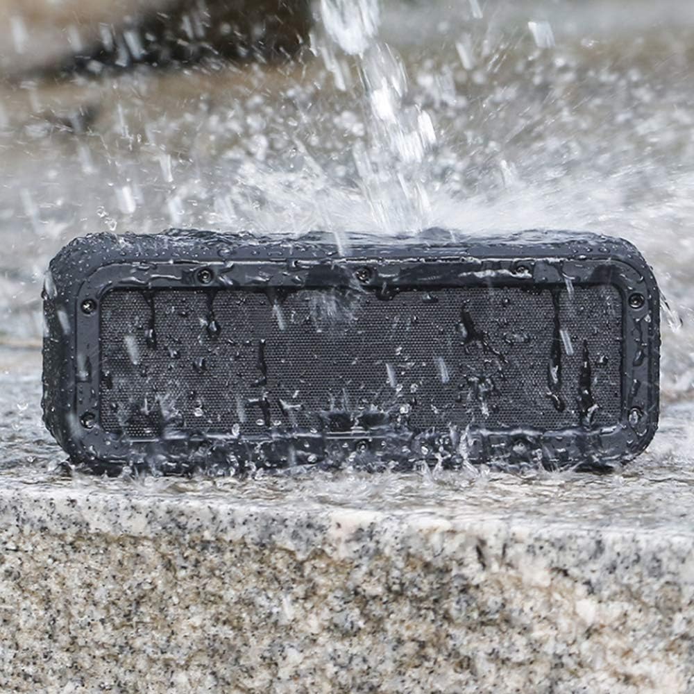 Black Portable IPX7 Waterproof Bluetooth Speaker X1566