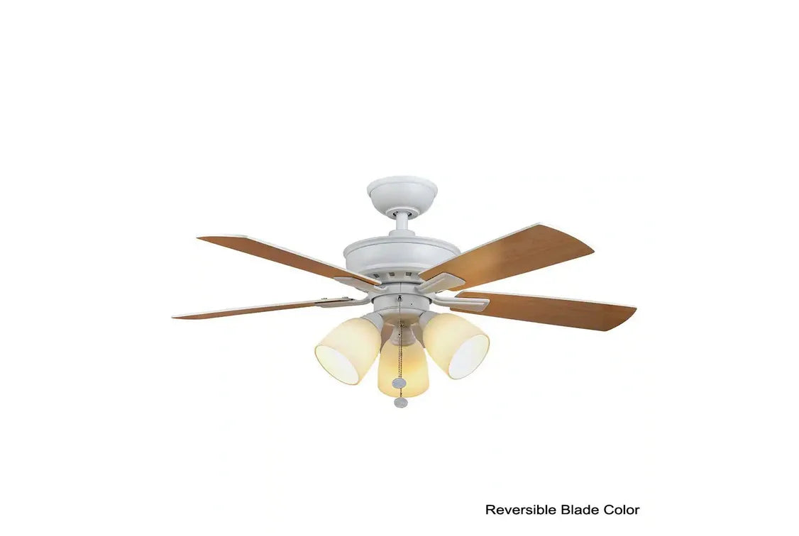 Matte White LED Ceiling Fan Z721167