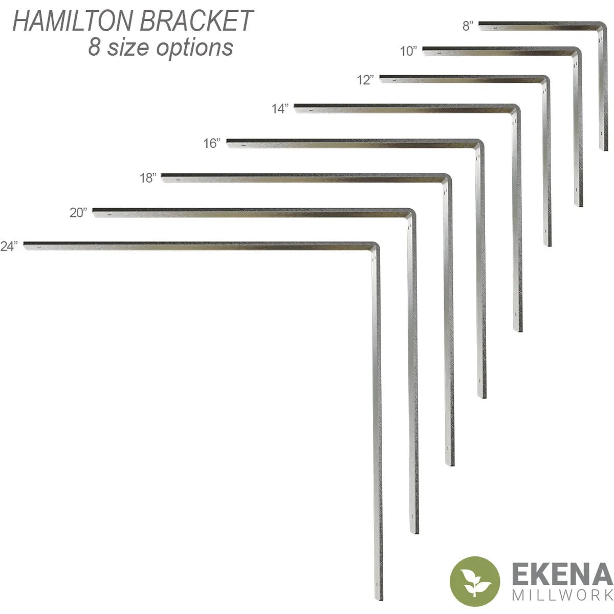 Stainless Steel Hamilton Bracket (6-Pack) E1418