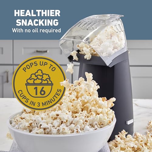4-Quart Black Popcorn Machine W35523