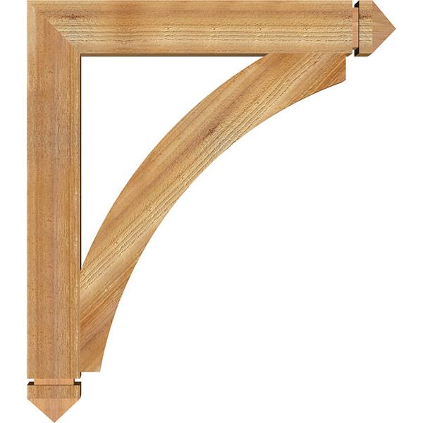 4x22W x 28x22D x 32x22H Rough Sawn Western Red Cedar Bracket R350803