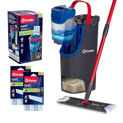 Flat Mop System with Reusable Microfiber Mop Pad Z712