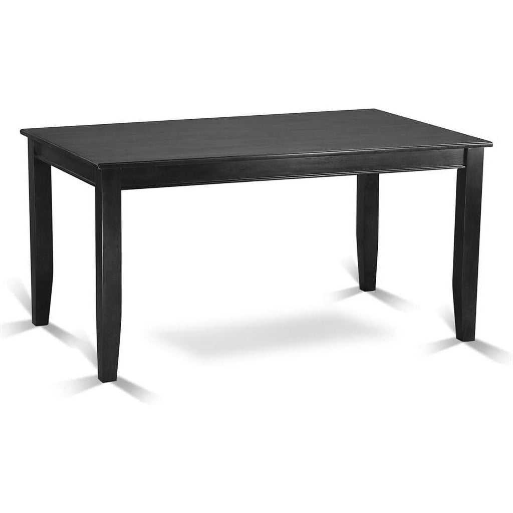 5-piece Wood Dinette Table and Chair Set in Black U3110