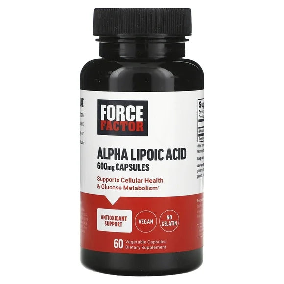 Alpha Lipoic Acid 600 mg 60 Vegetable Capsules Q90830